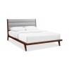 Greenington Mercury Upholstered Queen Platform Bed, Exotic - Front Side Angle