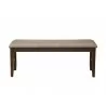 Alpine Furniture Emery Dining Bench, Walnut - Front Angle - Alpine Furniture Emery Dining Bench, Walnut - Front Angle