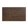 Alpine Furniture Emery Pub Height Dining Table, Walnut - Top Angle