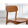Greenington Currant Chair Amber - Boxed Set of Two - Seat Closeup Angle