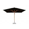 Levante 2.5 x 3.5m (8.5 x 11.5) Rectangle Bamboo Umbrella- Black - Levante 2.5 x 3.5m (8.5 x 11.5) Rectangle Bamboo Umbrella- Black