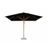 Levante 2.5 x 3.5m (8.5 x 11.5) Rectangle Bamboo Umbrella- Black - Levante 2.5 x 3.5m (8.5 x 11.5) Rectangle Bamboo Umbrella- Black
