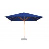 Levante 2.5 x 3.5m (8.5 x 11.5) Rectangle Bamboo Umbrella- Blue - Levante 2.5 x 3.5m (8.5 x 11.5) Rectangle Bamboo Umbrella- Blue