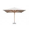 Levante 2.5 x 3.5m (8.5 x 11.5) Rectangle Bamboo Umbrella- Ecru - Levante 2.5 x 3.5m (8.5 x 11.5) Rectangle Bamboo Umbrella- Ecru