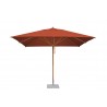 Levante 2.5 x 3.5m (8.5 x 11.5) Rectangle Bamboo Umbrella- Terracotta - Levante 2.5 x 3.5m (8.5 x 11.5) Rectangle Bamboo Umbrella- Terracotta