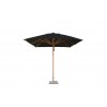 Levante 8.5 Square Bamboo Umbrella- Black - Levante 8.5 Square Bamboo Umbrella- Black