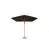 Levante 8.5 Square Bamboo Umbrella- Black - Levante 8.5 Square Bamboo Umbrella- Black