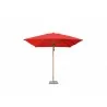 Levante 8.5 Square Bamboo Umbrella- Red - Levante 8.5 Square Bamboo Umbrella- Red