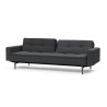 Innovation Living Dublexo Sofa With Arms in Elegance Antharice - Angled and Semi-Folded - Innovation Living Dublexo Sofa With Arms in Elegance Antharice - Angled and Semi-Folded