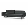 Innovation Living Dublexo Sofa With Arms in Elegance Antharice - Angled and Semi-Folded - Innovation Living Dublexo Sofa With Arms in Elegance Antharice - Angled and Semi-Folded