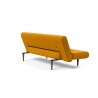 Innovation Living Unfurl Sofa in Elegance Burned Curry Fabric - Back Angled View
