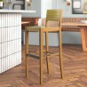 H&D Seating Maddison Wooden Barstool w/ Plywood Seat 