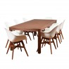 International Home Miami Amazonia Charlotte Deluxe 9 Piece Rectangular Patio Dining Set
