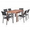 International Home Miami Amazonia Koningsdam 7 Piece Rectangular Patio Dining Set