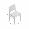 H&D Seating Maddison Style Wood Chair - Set of 2 - H&D Seating Maddison Style Wood Chair - Set of 2