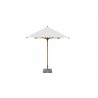 Levante 2.0 x 3.0m (6.5 x 10) Rectangle Bamboo Umbrella- White - Levante 2.0 x 3.0m (6.5 x 10) Rectangle Bamboo Umbrella- White