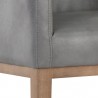 Sunpan Lionel Barstool - Bravo Metal - Seat Closeup Angle