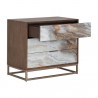 Sunpan Fuentes Nightstand - Front Side Opened Angle