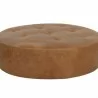 Sunpan Nilda Ottoman Camel Leather - Front Angle - Sunpan Nilda Ottoman Camel Leather - Front Angle