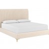 Sunpan Harris Bed Casablanca Cloud in Full / Queen / King - Front Side Angle