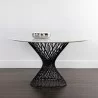 Sunpan Madeira Dining Table Grey Marble in 54'' - Lifestyle - Sunpan Madeira Dining Table Grey Marble in 54'' - Lifestyle