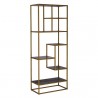 Sunpan Savoir Bookcase - Front Side Angle