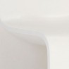 Sunpan Odyssey Lounge Chair White - Seat Closeup Angle