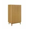 Greenington Currant Five Drawer High Chest Caramelized - Back Angle - Greenington Currant Five Drawer High Chest Caramelized - Back Angle