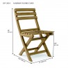 Anderson Teak Alabama Folding Chair (Sold as a pair)-6 - Anderson Teak Alabama Folding Chair (Sold as a pair)-6