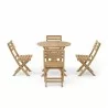 Anderson Teak Chester Alabama 5-Pieces Bistro Set 2 - Anderson Teak Chester Alabama 5-Pieces Bistro Set 2