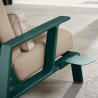 Woodard Elevation RHF Side Tray Table