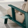 Woodard Elevation LHF Side Tray Table