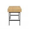 Greenington Santa Cruz Desk, Wheat - Side Angle