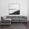 Sunpan Harmony Modular in Corner Chair - Danny Dark Grey - Lifestyle