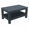 Compamia Monaco Resin Patio Seating 4 piece with Cushion - Coffee Table - Compamia Monaco Resin Patio Seating 4 piece with Cushion - Coffee Table