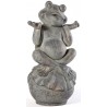 Alfresco Home Care-Free Frog Garden Statue - Front Angle