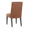Sunpan Heath Dining Chair in Marseille Camel Leather - Set of Two - Back Side Angle