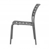 Adele Dining Side Chair - Tex Gray - Side