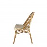 Paris Dining Side Chair - Cream and Chocolate - Side