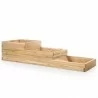 3-Step Tiered Garden Box - Angled - 3-Step Tiered Garden Box - Angled