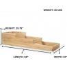 3-Step Tiered Garden Box - Dimension