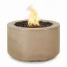 The Outdoor Plus Florence Concrete Fire Pit - The Outdoor Plus Florence Concrete Fire Pit