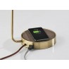 Adesso Brooks Adesso Charge Wireless Charging Desk Lamp Antique Brass  3