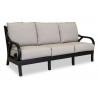 Monterey Sofa With Cushions In Frequency Sand With Canvas Walnut Welt