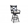 Sunset West Monterey Aluminum Barstool with Cushion - Front Side Angle