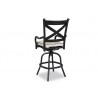 Sunset West Monterey Counter Stool with Cushion - Set of Four - Back Side Angle
