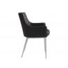 Chase Dining Armchair - Black - Side