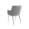 Chase Dining Armchair - Grey - Back Angle