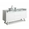  Sunpan Tista Sideboard - Angled with Decor -  Sunpan Tista Sideboard - Angled with Decor