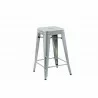 H&D Seating Tolix Style Backless Barstool - Set of 4 - H&D Seating Tolix Style Backless Barstool - Set of 4